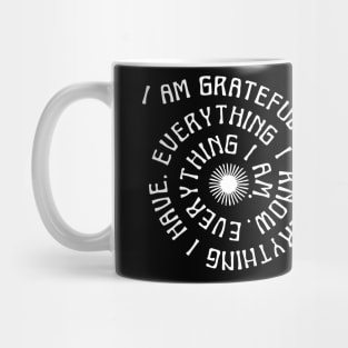 I am grateful yoga T-shirt Mug